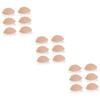 MAGICLULU 9 Pairs Replacement Eyelids for Eyelash Mannequin Head, Silicone Lash Practice Kit view 1
