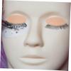 MAGICLULU 9 Pairs Replacement Eyelids for Eyelash Mannequin Head, Silicone Lash Practice Kit view 2