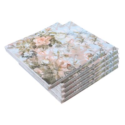 minkissy 5-Pack Decorative Patterned Paper Napkins, Disposable Colorful Napkins for Parties, Holidays, Dinner and Home