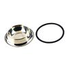 INOOMP 3-Piece Stainless Steel Dog Bowl Set with Non-Slip Base view 4
