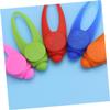 Milisten 5-Pack LED Silicone Dog Collar Charms view 2