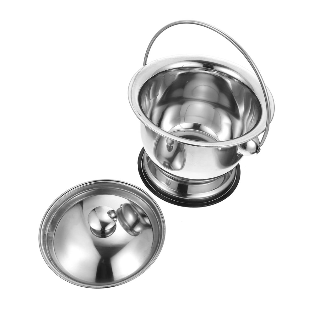 minkissy Bedpan with Lid, Durable Urine Container for Boys, Girls, and Adults, Portable and Easy to Clean for Home or Camping
