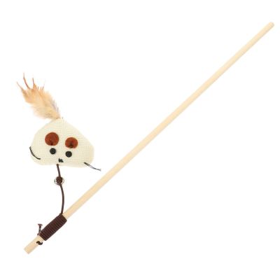 Yardwe 3-Piece Cat Teasing Rod, Lightweight Interactive Cat Toy with Bells