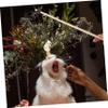 Yardwe 3-Piece Cat Teasing Rod, Lightweight Interactive Cat Toy with Bells view 3