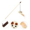Yardwe 3-Piece Cat Teasing Rod, Lightweight Interactive Cat Toy with Bells view 4