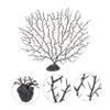 Yardwe 4-Piece Artificial Coral Figurine Set for Aquariums, Lifelike Tree Decorations, Medium view 2