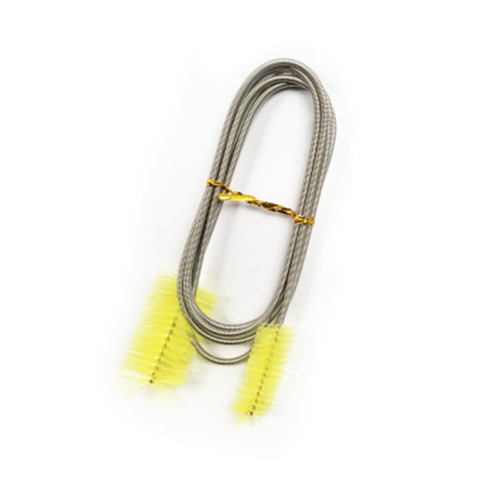 Dijiusidy Stainless Steel Double-Head Aquarium Water Pipe Cleaning Brush