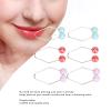 3 Pairs of Cheek Dimple Makers, Facial Dimple Trainer, Easy to Wear, Alloy Dimple-Making Balls view 2