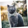 Toddmomy Adjustable Cat Collar with Bow and Bell view 3