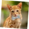 Toddmomy Adjustable Cat Collar with Bow and Bell view 4