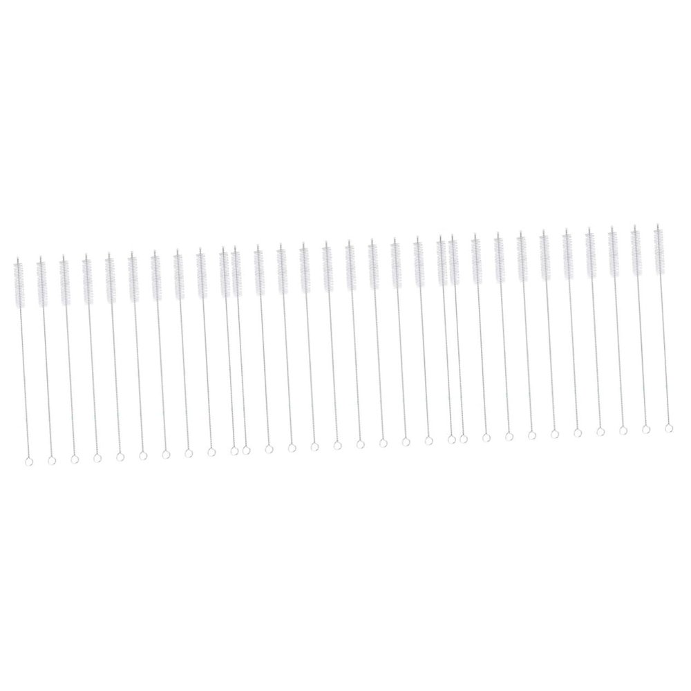 minkissy 30-Piece Stainless Steel Straw Cleaning Brush Set