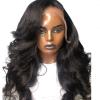 13x6 Wavy Lace Front Wig, Brazilian Remy Human Hair, Glueless, 150%/180%/250% Density view 4