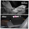 Foldable Car Backseat Organizer, Oxford Fabric, Black view 2