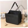 Foldable Car Backseat Organizer, Oxford Fabric, Black view 3