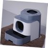 Supvox 2-Piece Thick Non-Slip PVC Cat Litter Mat view 2