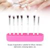 ANKROYU Silicone Makeup Brush Holder with Multiple Compartments view 2