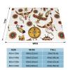 JIUJIUJIU Lightweight Flannel Blanket with Owl Feathers Pattern view 3