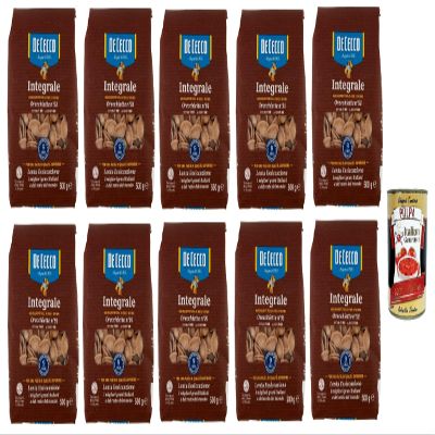 Italian Gourmet Orecchiette No. 91 Whole Wheat Pasta, 10 x 500 g