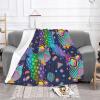 JIUJIUJIU Lightweight Pineapple Flannel Blanket view 1