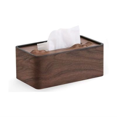 Multifunctional Tissue Box Holder, Modern Rectangular Design