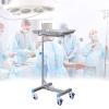 OHaGin Height-Adjustable Stainless Steel Mayo Stand with Removable Tray and Wheels view 2