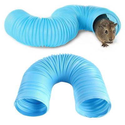 SquEqu Foldable Hamster Tubes and Tunnels, 2-Piece Set
