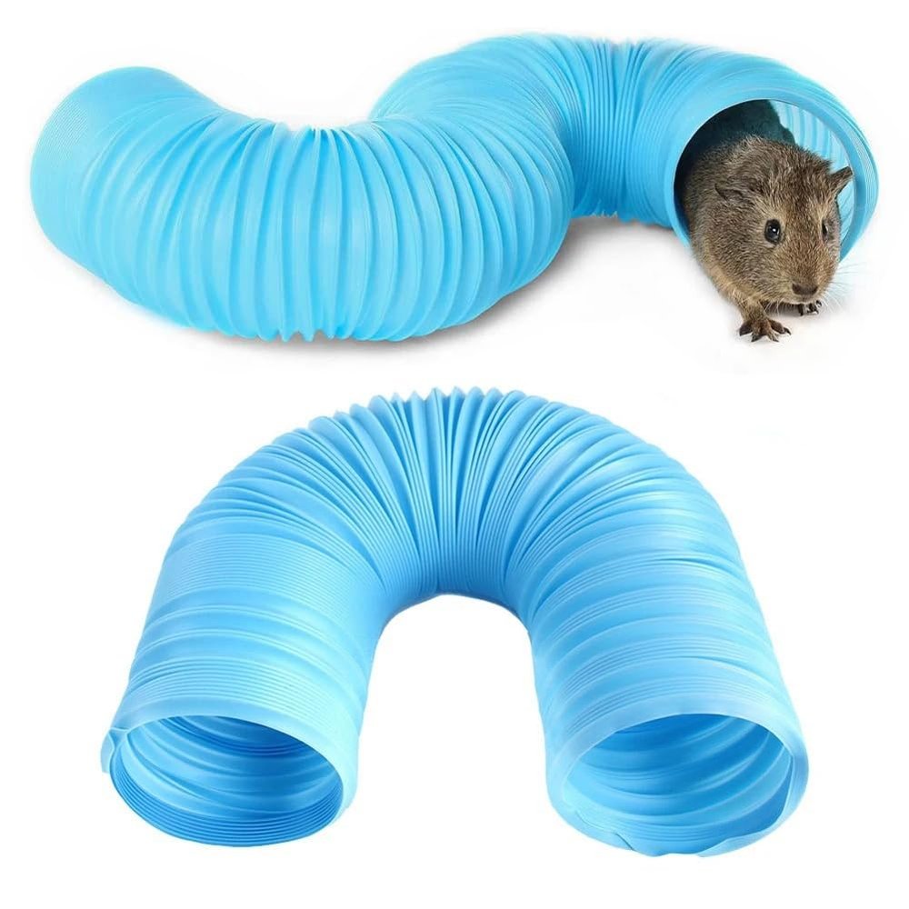 SquEqu Foldable Hamster Tubes and Tunnels, 2-Piece Set
