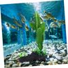 BESPORTBLE 2-Piece Artificial Cactus Aquarium Plants view 4