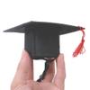 INOOMP 2-Pack Hamster Graduation Caps with Tassels, Decorative Graduation Hats for Small Pets, Comfortable Felt Hats for Graduation Parties and Special Occasions view 2