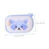 Healvian 6-Pack Baby Washcloths, Sponge and Terry Cloth, Soft Animal-Print Bath Mitts with Hanging Loop view 2