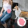 Kisangel 2-Pack Silicone Paw-Shaped Dog Treat Bags, Pink view 4