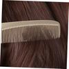 FRCOLOR 6-Piece Stainless Steel Hair Combs, Professional Barber Combs for Hair Styling and Organization, Anti-Static and Skin-Friendly, for Salon and Home view 4