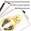 DEL M Unique Personalized Footprint Baby Duck Picture for Nursery Decor, Newborn Birth Gift (NO PAINT | DIN A3) view 4