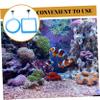 Kisangel 3 Sets of Aquarium Fish Feeding Rings, Wall-Mounted or Floating, 2 Pieces per Set view 2