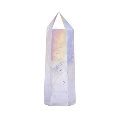 QINGQI Natural Clear Quartz Crystal Point, 1 Pc, 50–60 mm