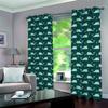 Opaque Cartoon Whale Curtains for Kids’ Rooms, 2-Pack, 95% Light-Blocking view 3