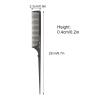 Fine-Tooth Wide-Tooth Cutting and Tail Comb, Heat-Resistant, PP-802 view 2
