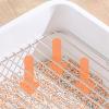Indoor Puppy Potty Tray with Removable Grate and Guard Wall view 4