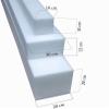 All4All Mattress Extension, Foam Wedge, 20 x 20 x 200 cm view 3