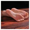 Life-Size TPE Foot Model for Nail Art and Jewelry Display view 1