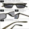 VEVESMUNDO Tinted Reading Sunglasses with Blue-Light Filter, Rectangular, UV Protection, +1.5, 1 Piece, Transparent Gray Lenses view 4