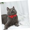 Supvox PU Pet Bow Tie Dog Collar - Red view 3