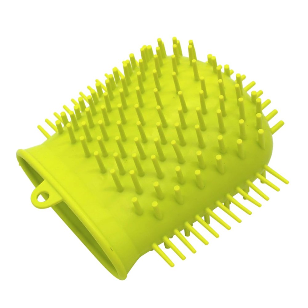 Green Silicone Dog Paw Cleaning Tool with Massage Function