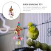 BESPORTBLE 5-Piece Acrylic Parrot Chew Toy Set view 4
