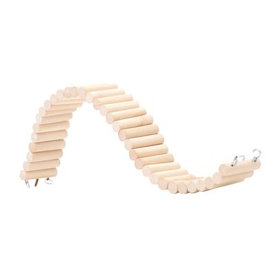 VANZACK Hamster and Parrot Climbing Ladder Toy in Khaki
