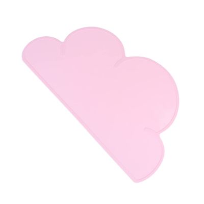 Supvox Silicone Pet Feeding Mat, Bowl Placemat for Dogs, Food-Safe, Easy to Clean, Light Pink
