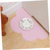 Supvox Silicone Pet Feeding Mat, Bowl Placemat for Dogs, Food-Safe, Easy to Clean, Light Pink view 3