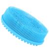 Silicone Baby Sensory Massage Brush Training Comb, Rose Red/Blue (Blue) view 3