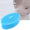 Silicone Baby Sensory Massage Brush Training Comb, Rose Red/Blue (Blue) view 4