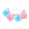 SOESFOUFU 4-Piece Loofah Sponge Set for Kids view 1